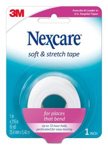 Nexcare Soft & Stretch Tape 25.4mm x 5.48m