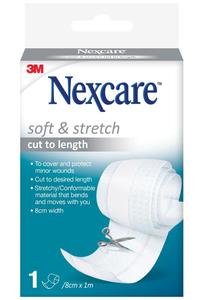 Nexcare Soft & Stretch Cut to Length 8cm x 1m