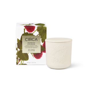 Candles: Circa Candle Raspberry & Rhubarb 300g