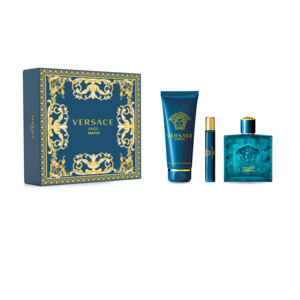 Cologne Gift Sets: Versace Eros Parfum 100ml Gift Set 3pcs