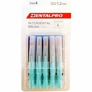 Dental Floss Picks: Dental Pro Interproximal 4 Medium 1.2mm