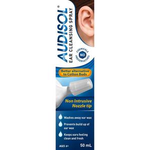 Ear Medicines: Audisol Ear Cleansing Spray 50ml