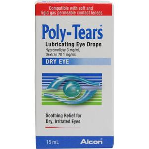 Eye Medicines: Poly Tears Opthalmic Solution 15ml