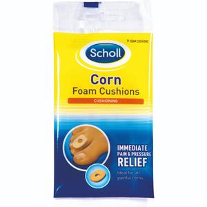Foot Care Plasters Pads: Scholl Maize Foam Cushion 9pk