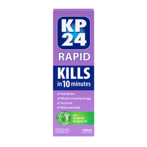 Hair Lice Treatments: KP24 Rapid Lice Treatment 150ml