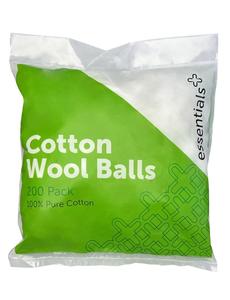 Cotton Wool Pads Buds: Essentials Cotton Balls 200s