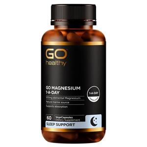 Vitamins Minerals: GO Healthy GO Magnesium 1-A-Day Capsules 60s