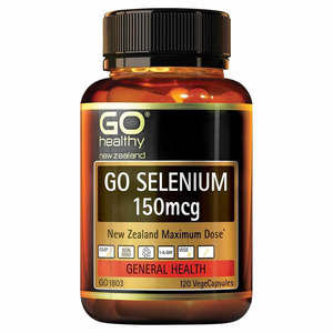 GO Healthy GO Selenium 150mcg VegeCapsules 120s