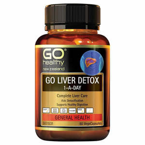 GO Healthy GO Liver Detox 1-A-Day VegeCapsules 60s