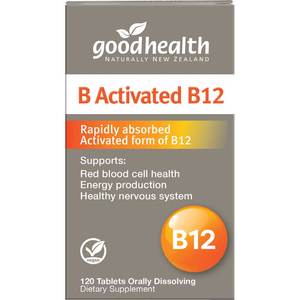 Energy: Good Health B Activated B12 Dissolving Tablets 120s