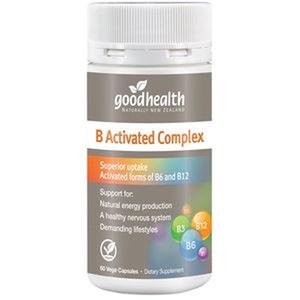 Energy: Good Health B Activated Complex Capsules 60s
