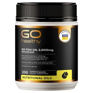GO Healthy GO Fish Oil 2000mg Capsules 200s