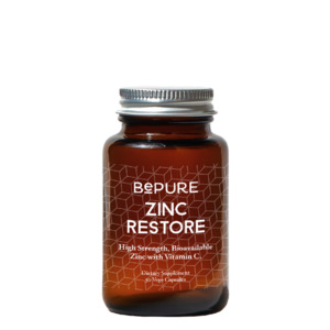 Hair Skin Nails: BePure Zinc Restore Capsules 30s