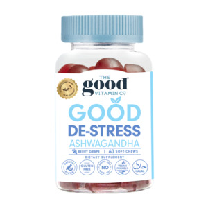 Sleep Anxiety Stress: The Good Vitamin Co De-Stress Ashwagandha Soft-Chews 60s