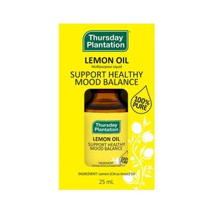 Antiseptic Topical Treatments: Thursday Plantation Lemon Oil 100% Pure 25ml