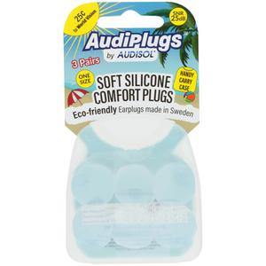 Ear Care: Audiplugs Silicone Comfort Plugs 3pr