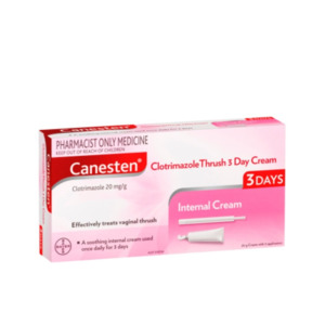 Canesten 3D Vaginal Cream 2% 20g (Pharmacist Only Medicine)
