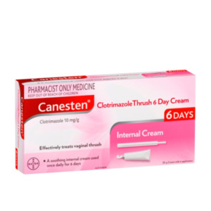 Canesten 6D Vaginal Cream 1% 35g (Pharmacist Only Medicine)