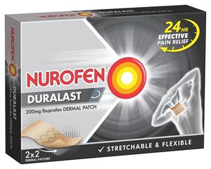 Nurofen Duralast 200mg Dermal Patch 4pk