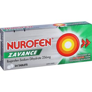 Nurofen ZAVANCE TABS 24s