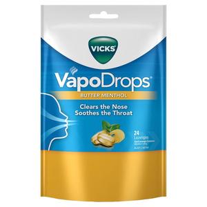 Vicks: Vicks Vapodrops Butter Menthol 24s