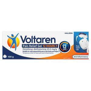 Voltaren Osteo: Voltaren Pain Relief Gel 12 Hourly 100g