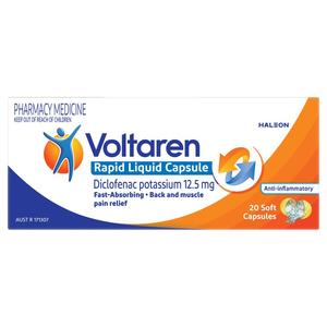Voltaren Rapid Liquid Caps 12.5mg 20s