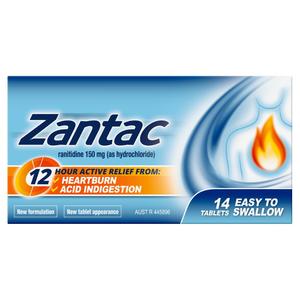 Zantac 150mg Tablets 14s