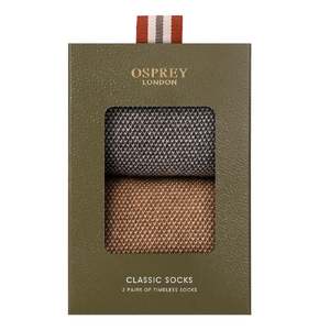 Gifts For Him: Osprey London Classic Sock Duo 7-11 2pr