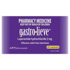 Gastro Lieve: Gastro-Lieve Loperamide Hydrochloride 2mg 20s