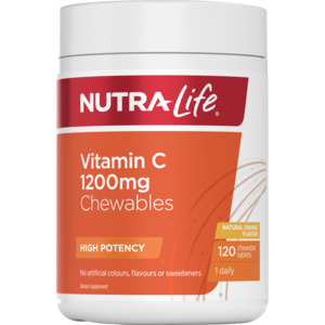 Nutra-Life Vitamin C 1-A-Day Tablets 1,200mg 120s
