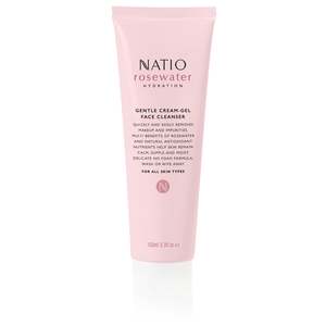 Natio Rosewater Gentle Cream-Gel Face Cleanser 100ml
