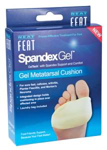 Neat Feat Spandex Gel Metatarsal Pad Medium 1pk