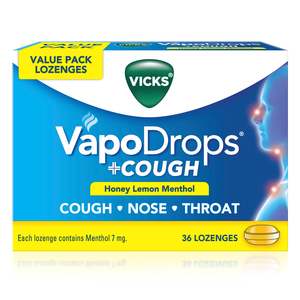Cough Cold: Vicks Vapodrops+Cough Honey Lemon 36s