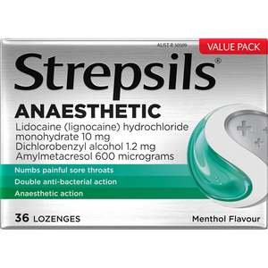 Cough Cold: Strepsils Plus Anaesthetic Lozenges 36s