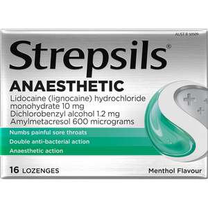 Strepsils Plus Anaesthetic Lozenges 16s
