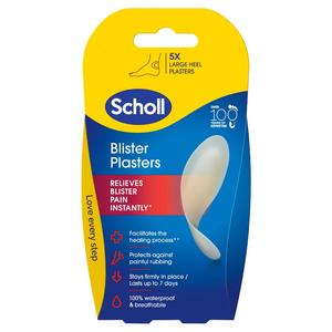Scholl Blister Plasters Hydrocolloid Large 5pk