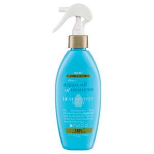 Hair Treatments: OGX Argan Oil of Morocco Heat Protect Spray 177ml