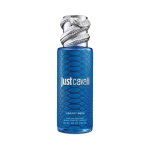 Womens Fragrance Fragranced Body: Just Cavalli Vibrant Aqua Hair & Body Mist 250ml