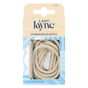 Hair Accessories: Lady Jayne Elastics Snagless Thick Blonde 10pk