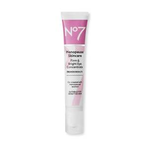 Eye Treatments: No7 Menopause Skincare Firm & Bright Eye Concentrate 15ml