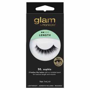 Glam by Manicare Length Mink Lashes - 50. sophia