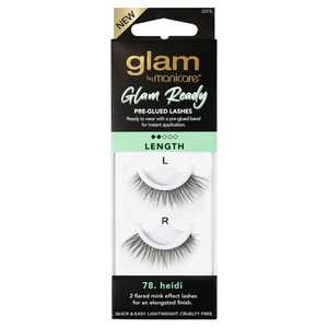 Glam by Manicare Glam Ready Pre-Glued Lashes - Length 78. heidi