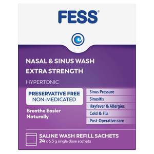 Nasal Medicines: Fess Nasal and Sinus Wash 6.3g 24s
