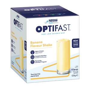 Optifast VLCD Shake Sachets Banana 12pk