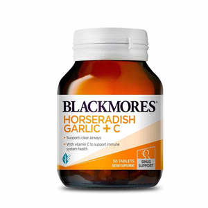 Blackmores Horseradish Garlic + C Tablets 50s