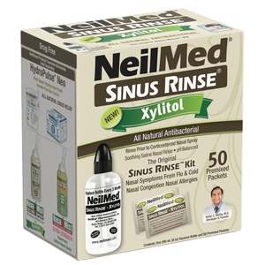 Nasal Medicines: Neilmed Sinus Rinse Xylitol Kit 50pk