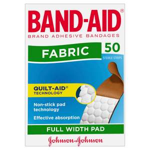 Band-Aid Fabric Plasters 50pk