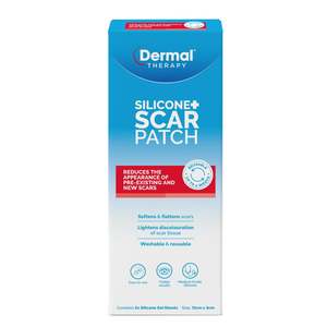 Dermal Therapy: Dermal Therapy Silicone+Scar Patch 12cmx3cm 2pk
