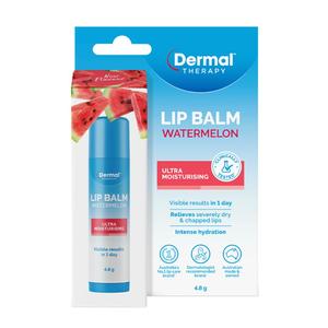 Dermal Therapy: Dermal Therapy Lip Balm Watermelon Stick 4.8g